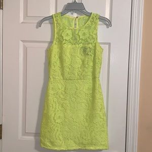 Vibrant Floral Appliqué Mini Dress